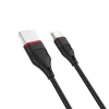 Borofone BX17 Enjoy USB - USB Type-C kábel 3A 1m fekete - 3. kép