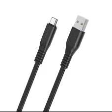 Borofone BX23 Wide Power USB - Type C kábel 3A 1m fekete