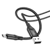 Borofone BX56 Delightful USB - Type C kábel 3A 1m fekete - 1. kép