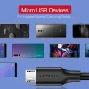 Ugreen USB - micro USB QC 3.0 2.4A kábel 0,5 m (fehér) - 3. kép