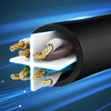 Ugreen RJ45 Cat 6 UTP 10m Ethernet patchcord lapos kábel 1000Mbps fekete (NW102 50178) - 1. kép