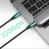 Ugreen US355 USB-C - USB-C 3.1 Gen.2, PD, 5A, 100W, 4K, 10Gbps, 1m (fekete) - 4. kép