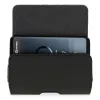 iPhone 7/8/11 Pro/12 Mini/13 Mini/SE 2020/SE 2022/X/XS Telone Max Övre fűzhető bőr telefontok fekete - 1. kép