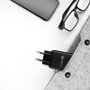 Ugreen hálózati töltő adapter CD122, 18W, QC 3.0, USB (fekete) - 4. kép