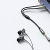 Ugreen AV193 AUX audio splitter fejhallgató + mikrofon 3.5mm-es mini jack kábelhez (szürke) - 1. kép