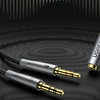 Ugreen AV193 AUX audio splitter fejhallgató + mikrofon 3.5mm-es mini jack kábelhez (szürke) - 2. kép