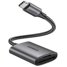 Ugreen CM401 USB-C microSD/SD kártyaolvasó (szürke)