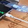 Ugreen US264 USB-C - USB-C kábel, 60W, 0.5m (fehér) - 3. kép