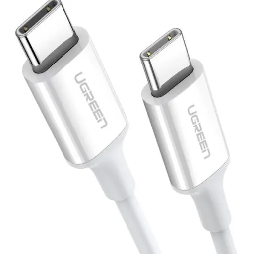 Ugreen US264 USB-C - USB-C kábel, 60W, 0.5m (fehér)