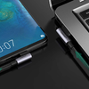 Ugreen US176 USB - USB-C kábel, 90 fokban döntött, 3A, 2m (fekete) - 0. kép
