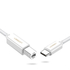 Ugreen USB-C/USB-B kábel nyomtatóhoz US241, nyomtató kábel 1,5m (fehér) - 0. kép