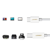 Ugreen USB-C/USB-B kábel nyomtatóhoz US241, nyomtató kábel 1,5m (fehér) - 1. kép