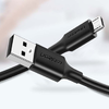 Ugreen US289 USB-A - micro USB kábel, 3m (fekete) - 0. kép