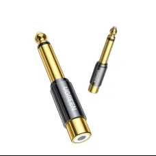 Ugreen AV169 6.5mm-es jack (apa) és RCA (anya) átalakító adapter