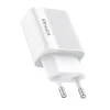 Vipfan E01 fali hálózati töltő adapter, 1x USB, 2,4A (fehér) - 1. kép