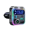 Joyroom JR-CL16 Bluetooth FM transmitter USB + USB-C, 48W (fekete) - 3. kép