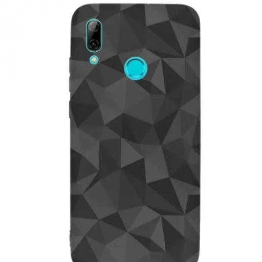 3D mintás szilikon tok Huawei P Smart 2019 fekete