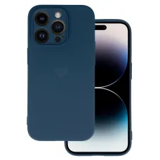 iPhone 14 Pro Vennus szilikon tok szív mintával tengerészkék