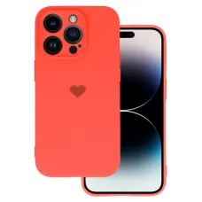 Xiaomi Redmi Note 11/Note 11s Vennus szilikon tok szív mintával korall