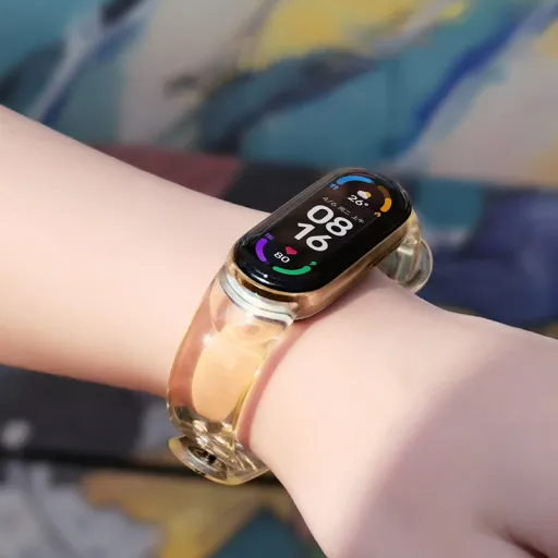 Xiaomi Mi Band 4 / 3 szilikon óraszíj fekete