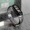 Xiaomi Mi Band 4 / 3 szilikon óraszíj fekete - 4. kép
