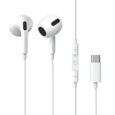 Baseus Encok C17 vezetékes fülhallgató Type C csatlakozóval fehér (NGCR010002) DAC