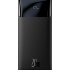 Baseus Bipow Gyorstöltő Power Bank 20000mAh 20W fekete + USB-A - Micro USB 0,25m kábel fekete (PPBD050501)