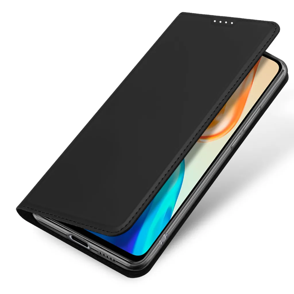 Realme 10 Dux Ducis Skin Pro Öko Bőr fliptok fekete - 8