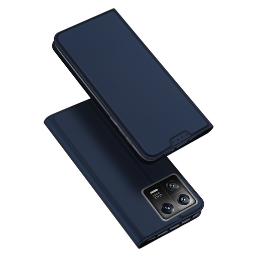 Xiaomi 13 Pro Dux Ducis Skin Pro Öko Bőr fliptok kék Xiaomi 13 Pro Dux Ducis Skin Pro Öko Bőr fliptok kék
