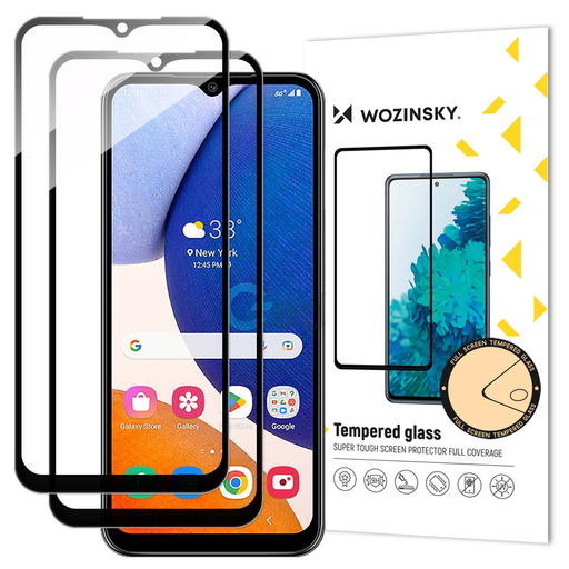 Samsung Galaxy A14 4G/5G Wozinsky Super Durable Full Glue Üvegfólia fekete kerettel 2 db Samsung Galaxy A14 4G/5G Wozinsky Super Durable Full Glue Üvegfólia fekete kerettel 2 db