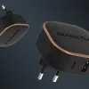 Duracell hálózati töltő adapter USB-A + USB-C 30W PD (fekete) - 1. kép