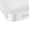 Baseus Bipow powerbank 10000mAh 2xUSB, Type C 15W + USB - micro USB kábel fehér (PPBD050002) - 3. kép
