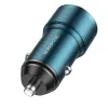 Borofone autós töltő BZ19A Wisdom USB QC 3.0 18W kék - 2. kép