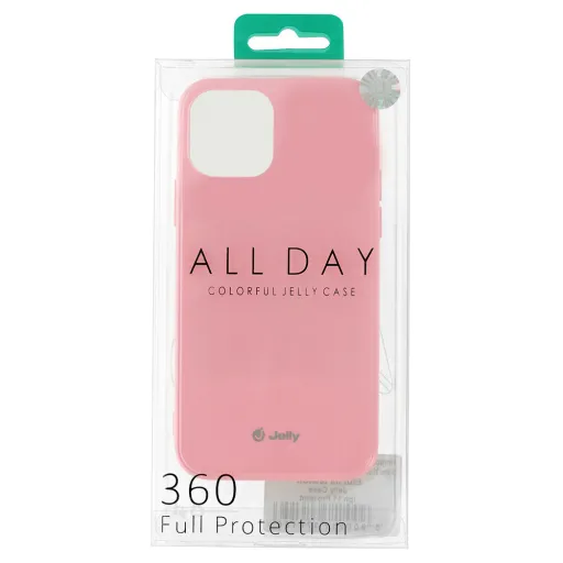 Jelly szilikon tok iPhone 14 világos rózsaszín Jelly szilikon tok iPhone 14 világos rózsaszín