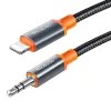 Mcdodo CA-0780 Lightning - 3.5mm AUX mini jack kábel, 1.2m (fekete) - 0. kép