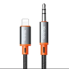 Mcdodo CA-0780 Lightning - 3.5mm AUX mini jack kábel, 1.2m (fekete)