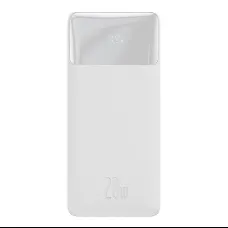 Baseus Bipow Powerbank, 30000mAh, 20W (fehér) (PPBD050402)