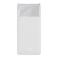 Baseus Bipow Powerbank, 30000mAh, 15W (fehér) (PPBD050202)