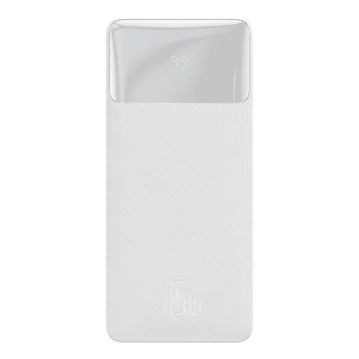 Baseus Bipow Powerbank, 30000mAh, 15W (fehér) (PPBD050202)