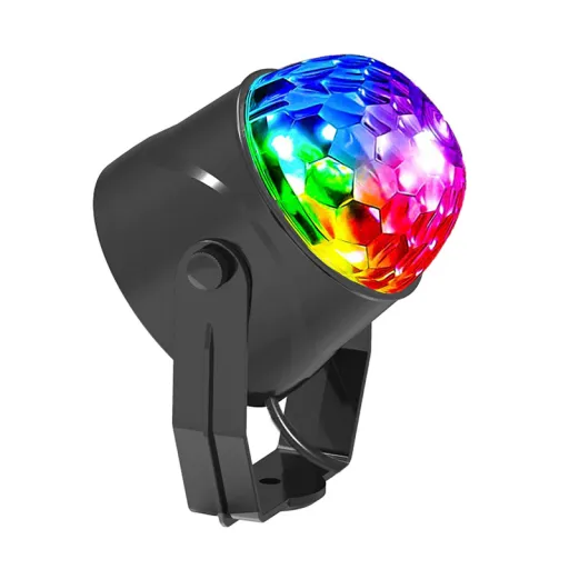 RGB LED diszkógömb projektor távirányítóval