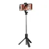XO selfie stick Bluetooth állvány SS09 fekete - 4. kép