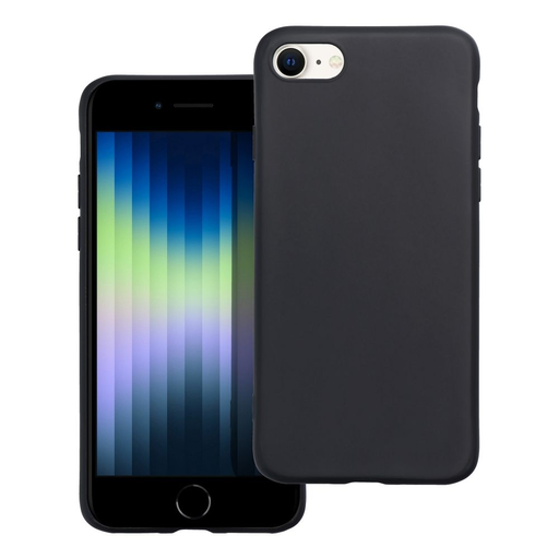 iPhone 7/8/SE 2020/SE 2022 Matt TPU tok fekete iPhone 7/8/SE 2020/SE 2022 Matt TPU tok fekete