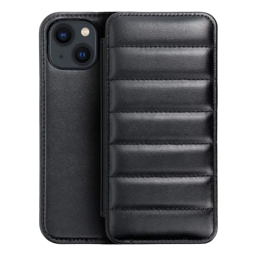 iPhone 14 Plus Puffer fliptok fekete