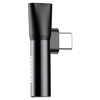 Baseus USB Type-C - Type-C + 3.5mm JACK audio Adapter fekete (CATL41-01) - 0. kép
