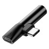 Baseus USB Type-C - Type-C + 3.5mm JACK audio Adapter fekete (CATL41-01) - 3. kép