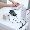 Baseus 4in1 gyorstöltő kábel szett 2 x Type-C 3.5A nylon harisnyázott piros/kék/zöld/fekete - 0. kép