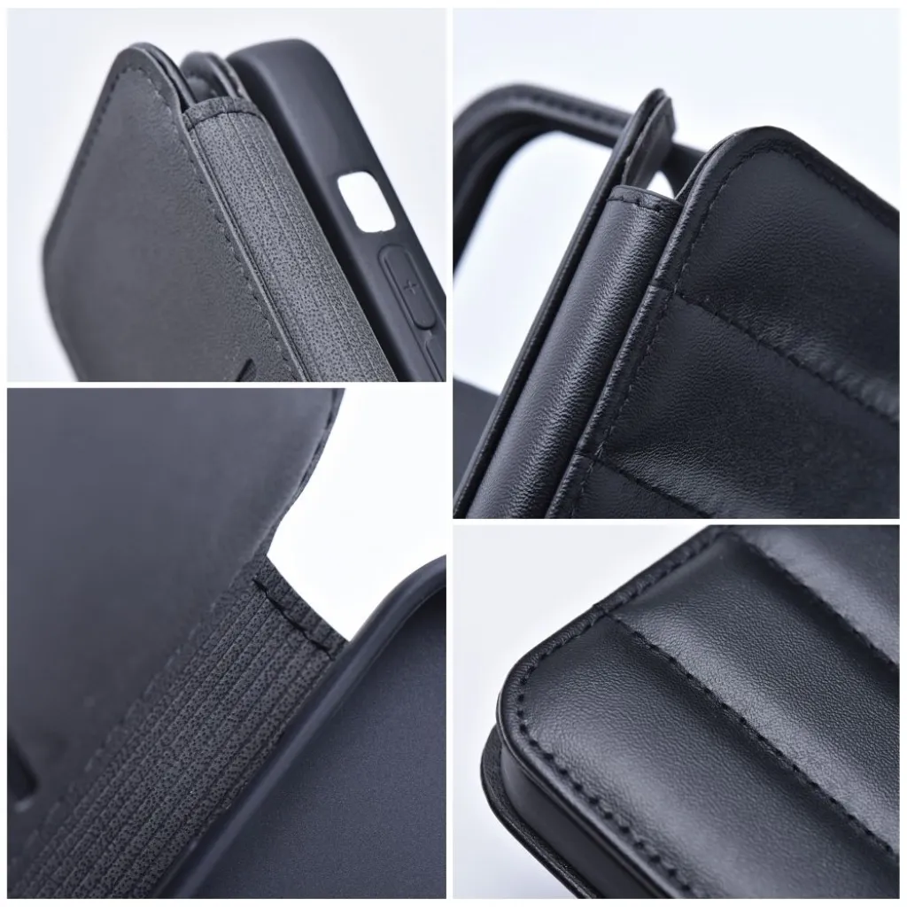 Xiaomi Redmi 9C/9C NFC Puffer fliptok fekete - 7