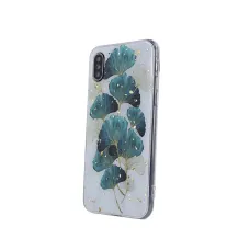 iPhone 14 Pro Gold Glam tok Leaves