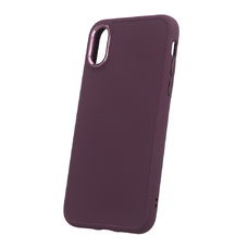 iPhone X/XS Satin tok burgundy