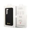 Samsung Galaxy S23 Guess Liquid Silicone Metal Logo tok fekete (GUHCS23SSLSMK) - 4. kép